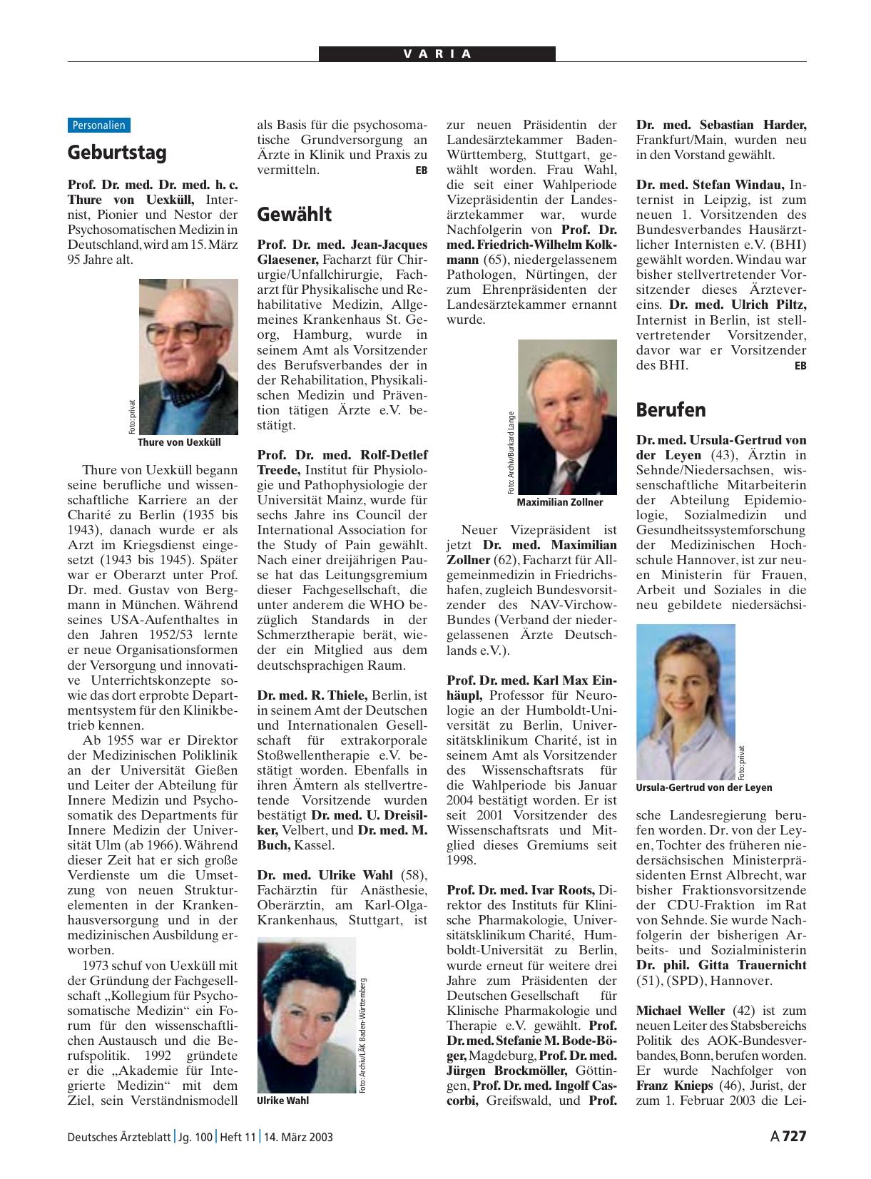 Vorschauseite 1: Berufen