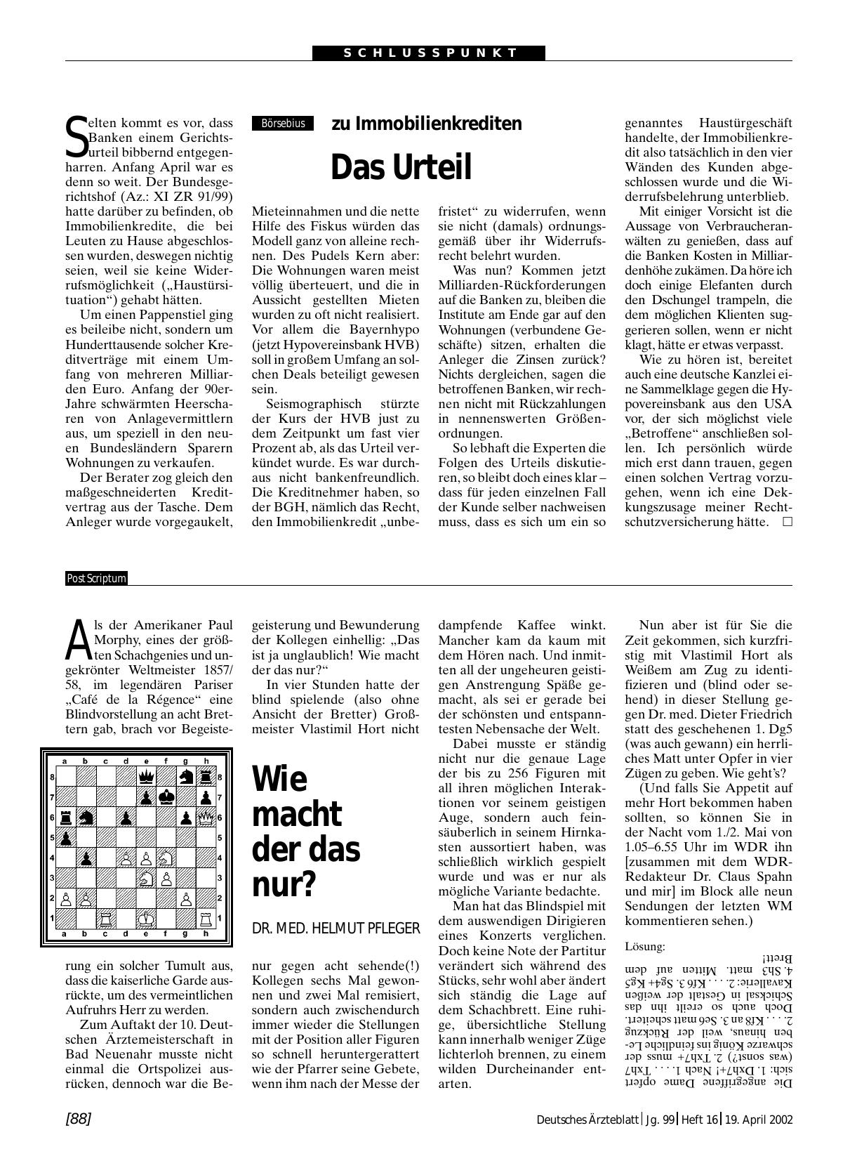 Vorschauseite 1: zu Immobilienkrediten: Das Urteil
