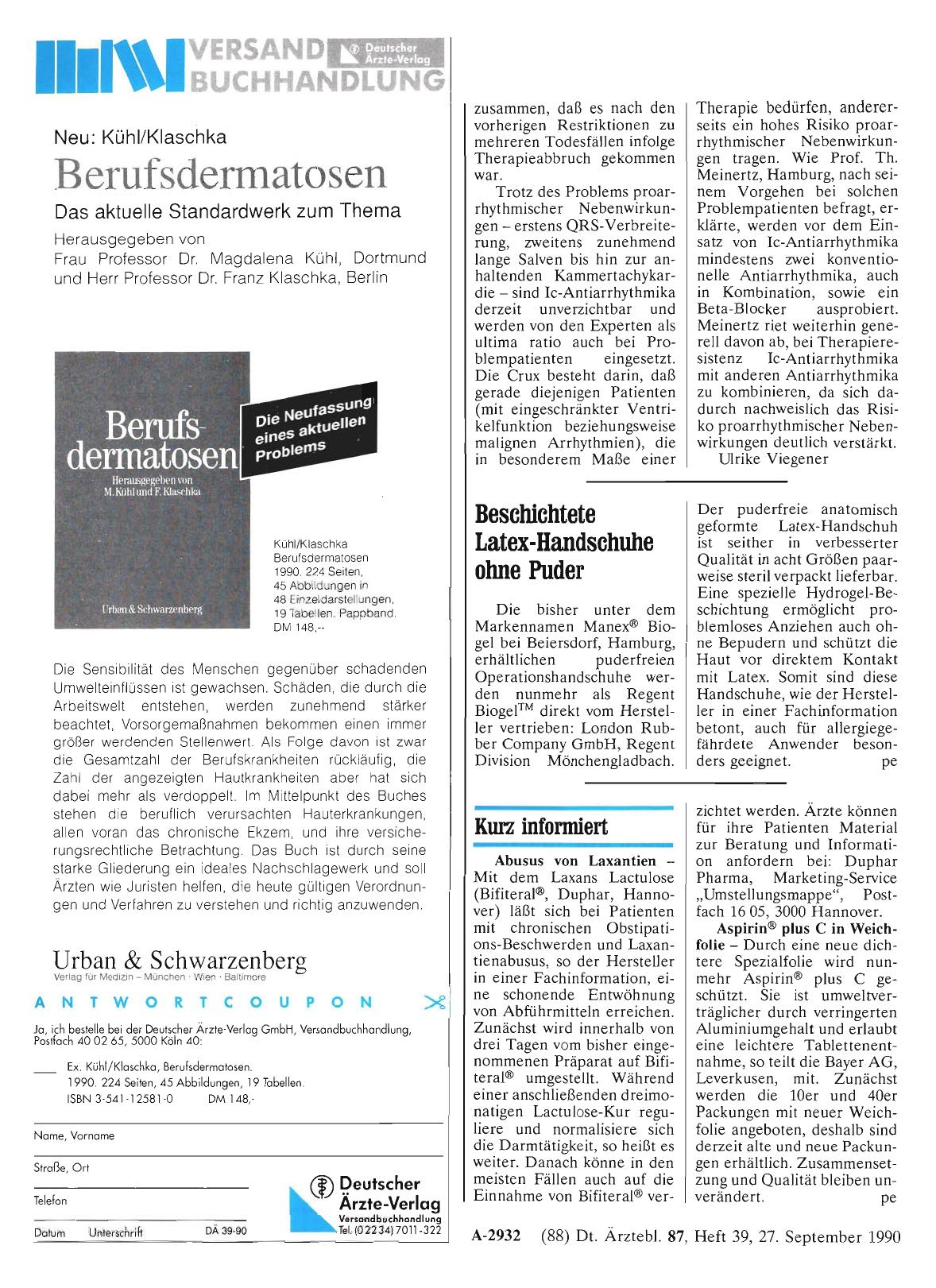 Vorschauseite 1: Kurz informiert