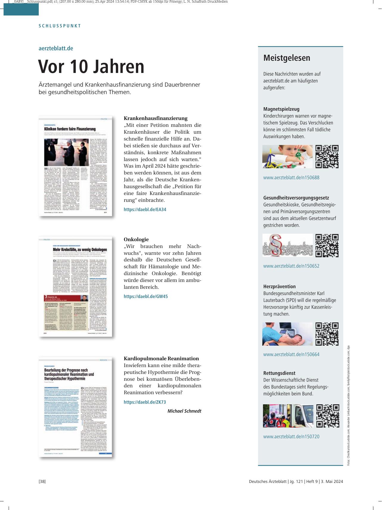Vorschauseite 1: Meistgelesen