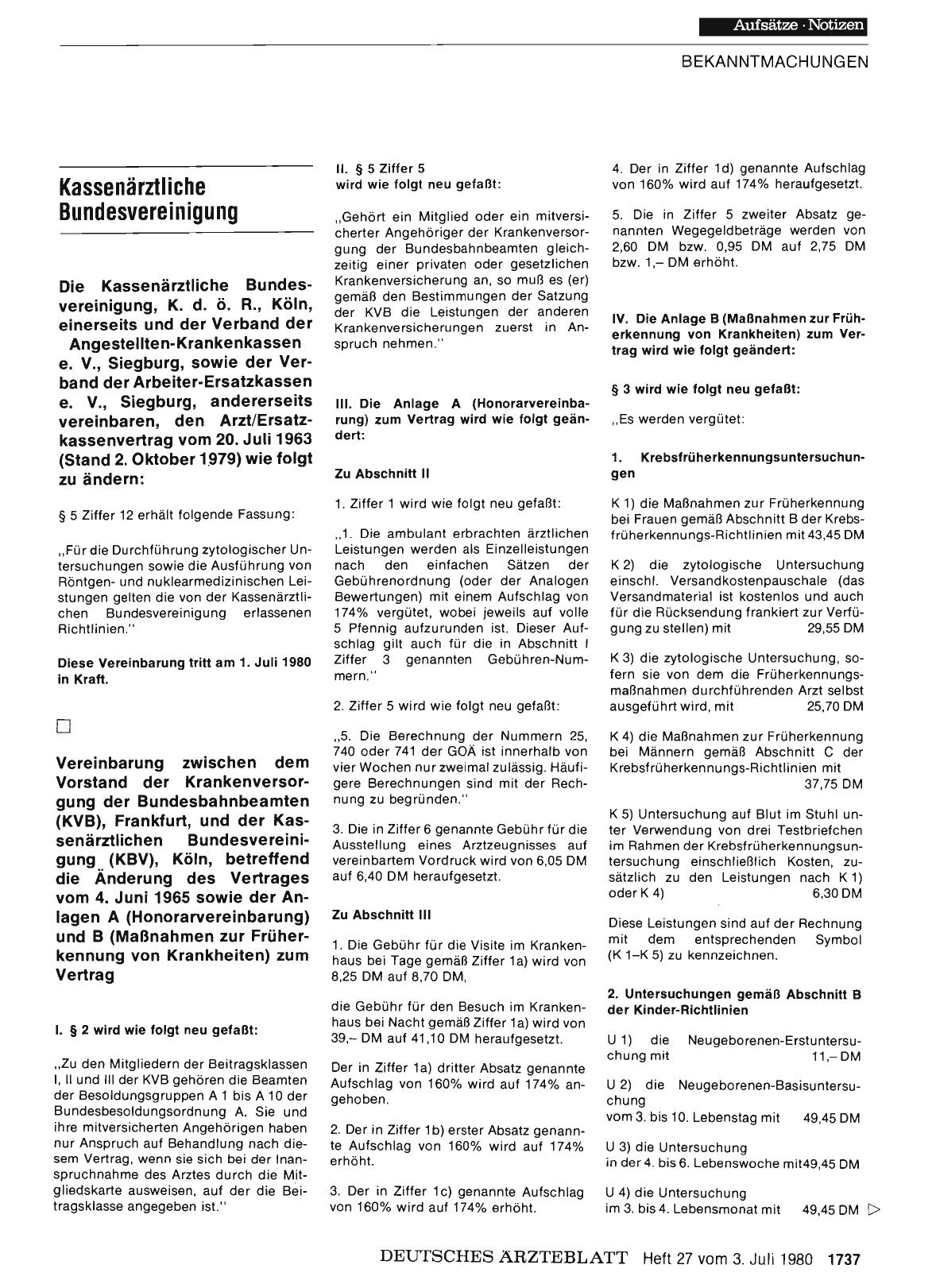 Vorschauseite 1: Kassenärztliche Bundesvereinigung