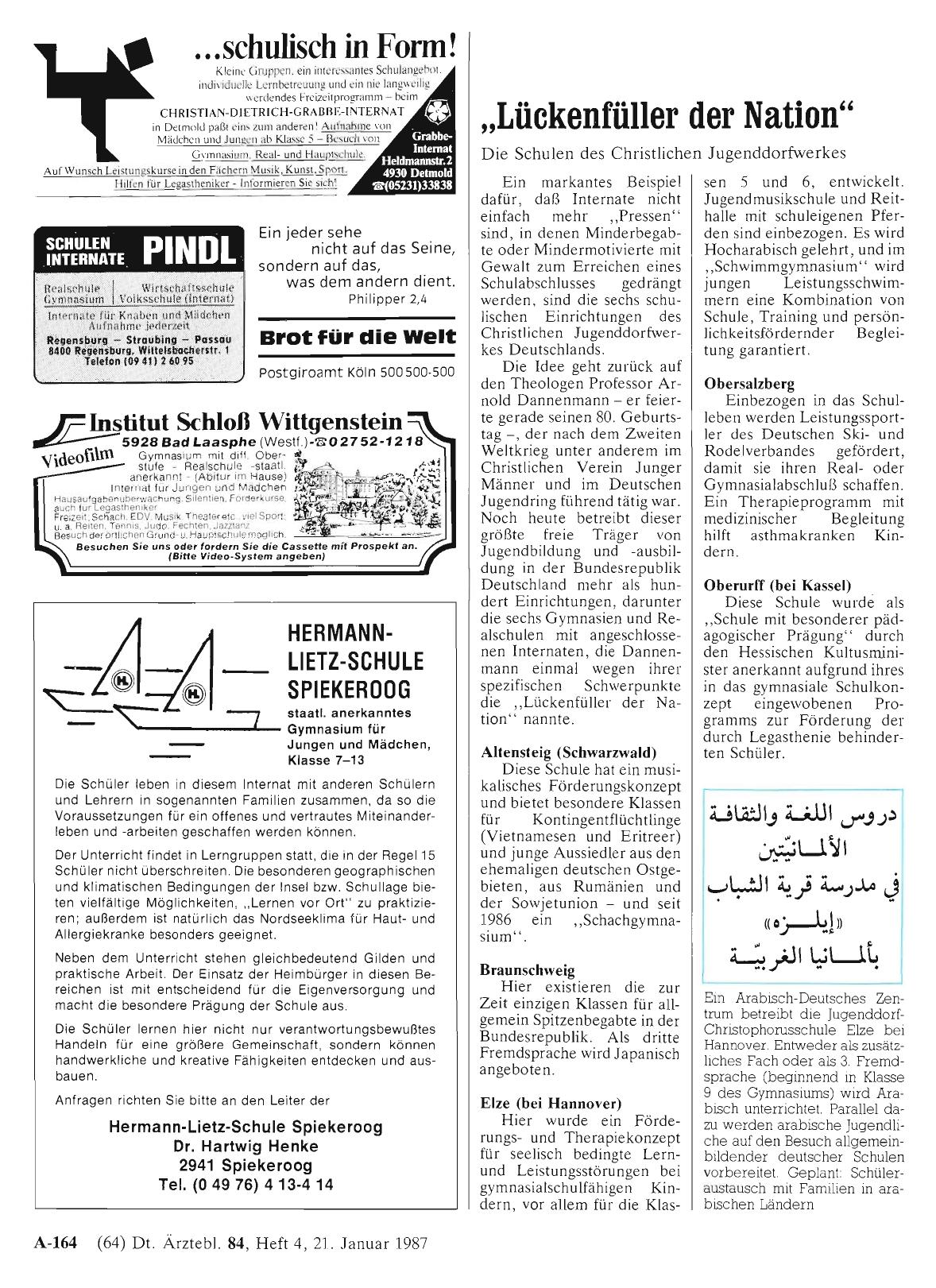 Vorschauseite 1: „Lückenfüller der Nation“