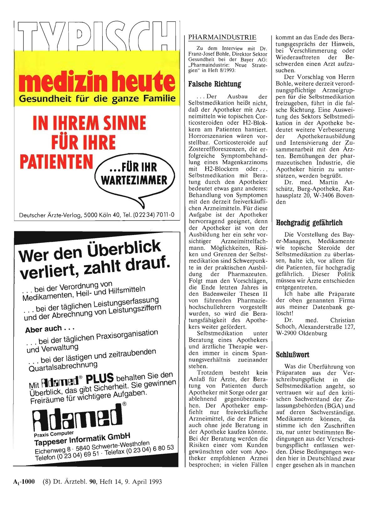 Vorschauseite 1: PHARMAINDUSTRIE: Hochgradig gefährlich