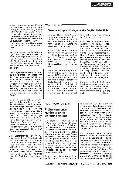 Vorschauseite 1: Die schmutzigen Hände, oder die Duplizität der Fälle