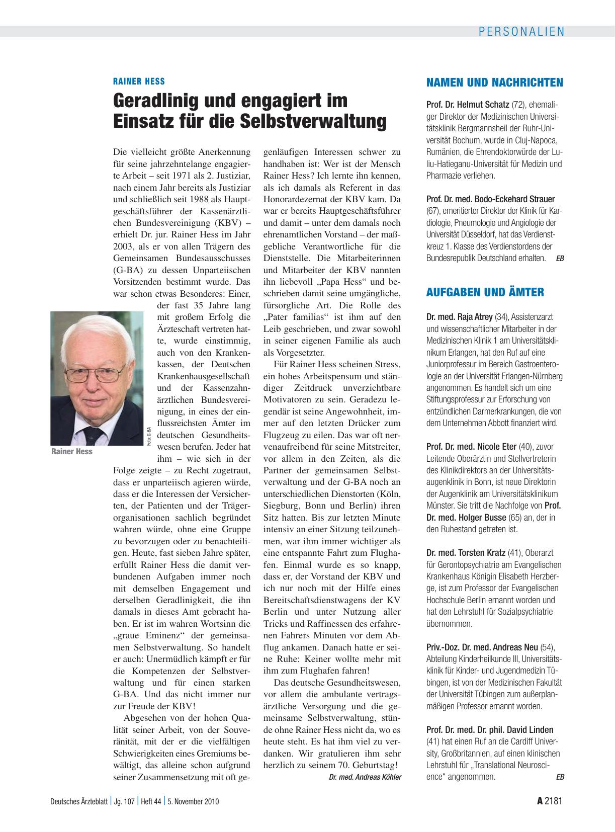 Vorschauseite 1: Aufgaben und Ämter