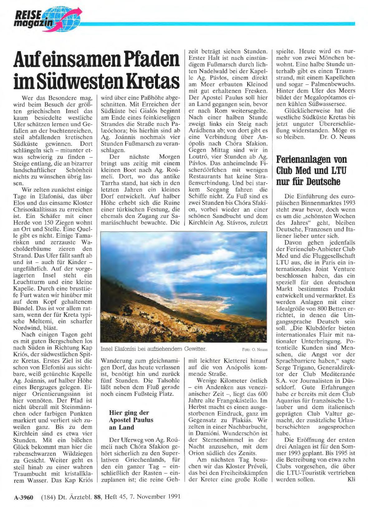 Vorschauseite 1: Auf einsamen Pfaden im Südwesten Kretas