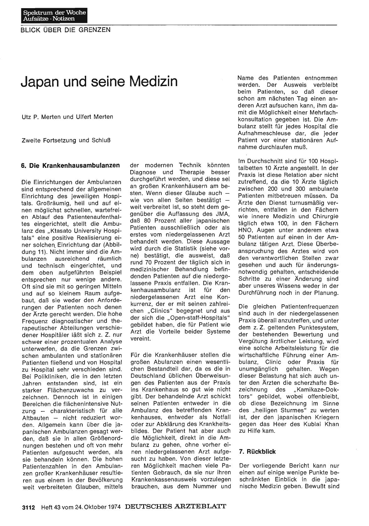 Vorschauseite 1: Japan und seine Medizin