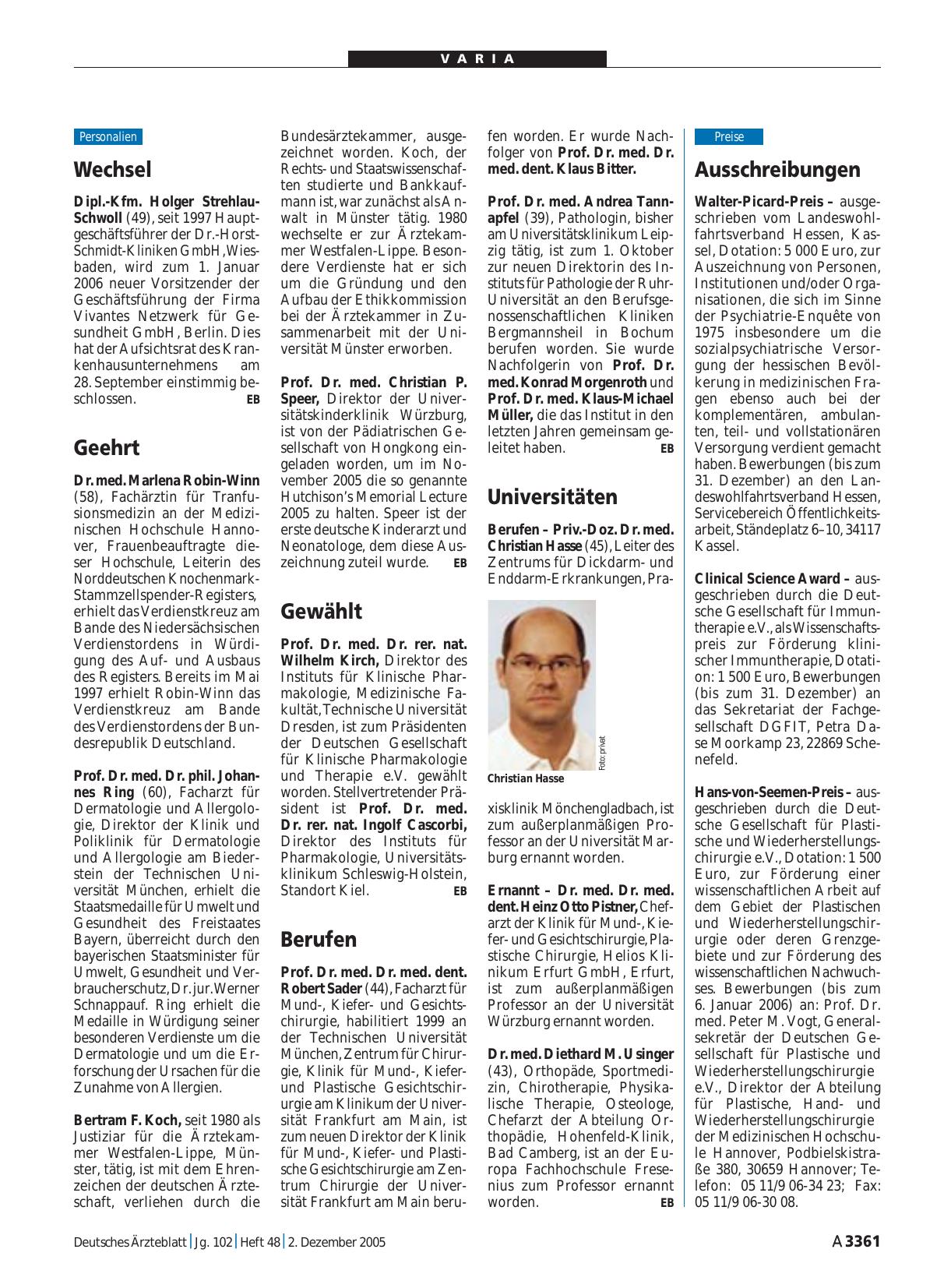 Vorschauseite 1: Wechsel