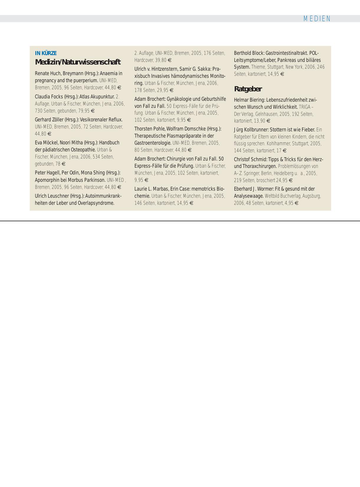 Vorschauseite 1: In kürze
