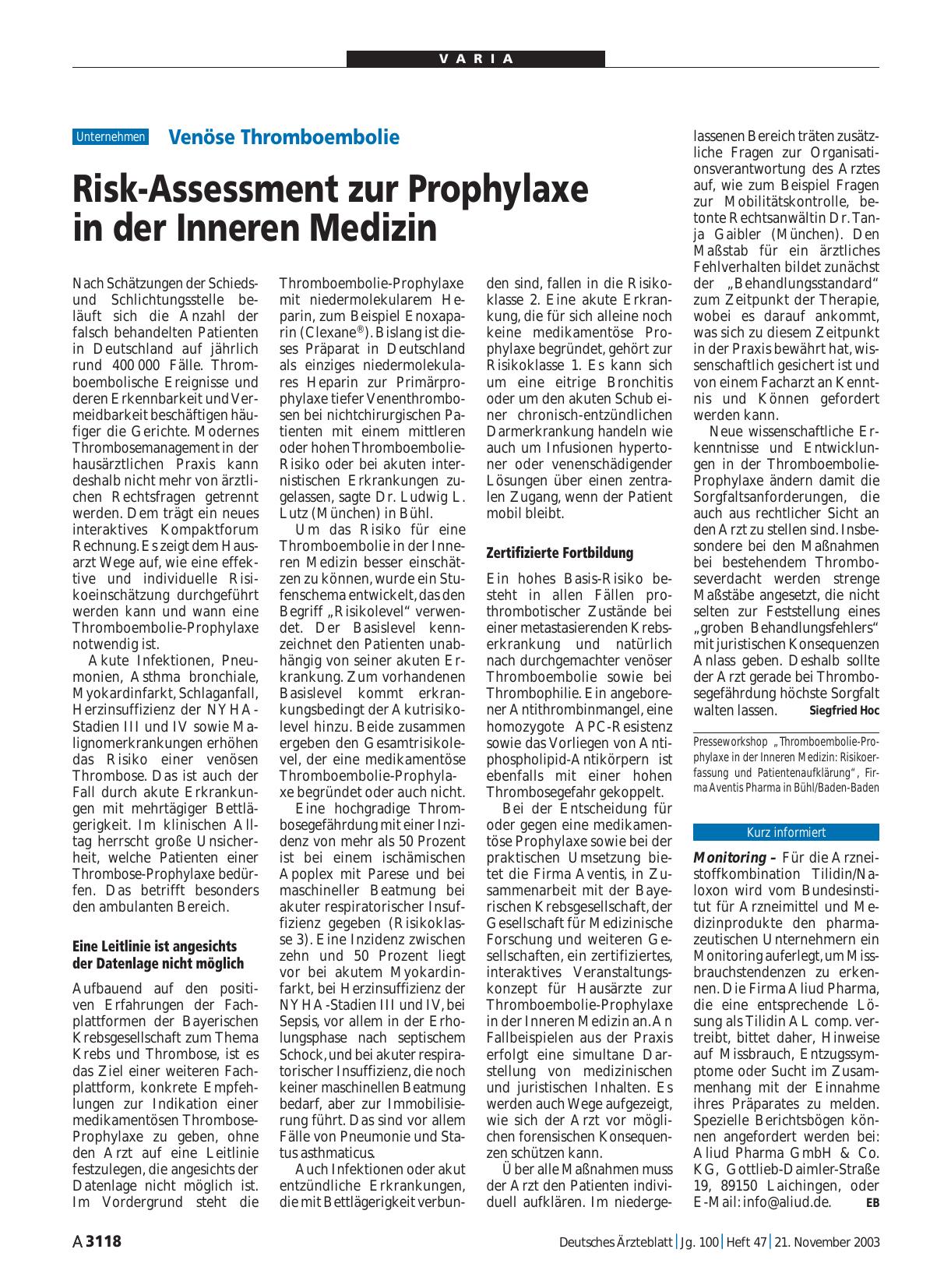Vorschauseite 1: Monitoring