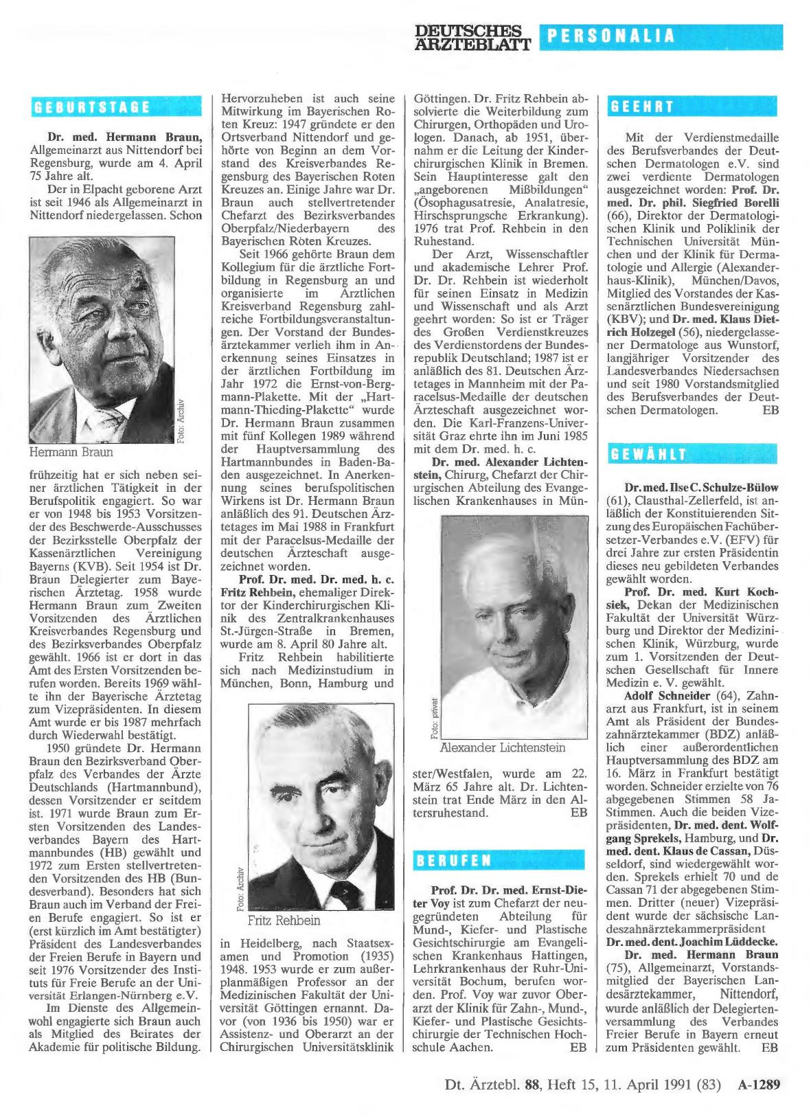 Vorschauseite 1: Geburtstage