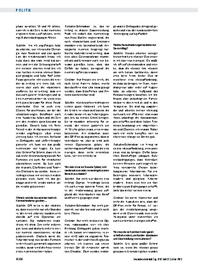 Vorschauseite 3: Interview mit Laura Grüner, Dr. med. Barbara Puhahn-Schmeiser und Dr. med. Petra Büchin: Über Vorbilder und Klischees