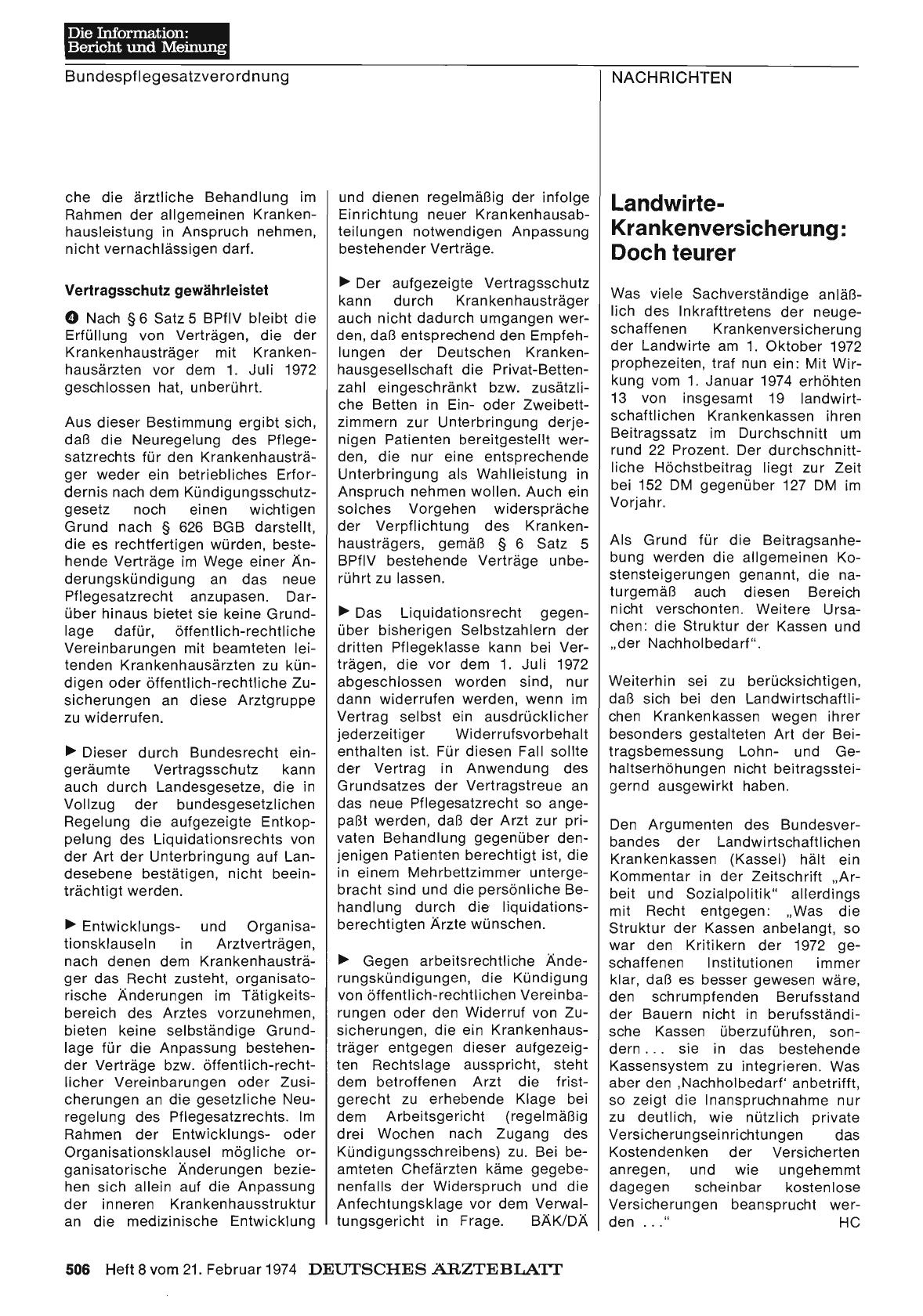 Vorschauseite 1: Landwirte-Krankenversicherung: Doch teurer