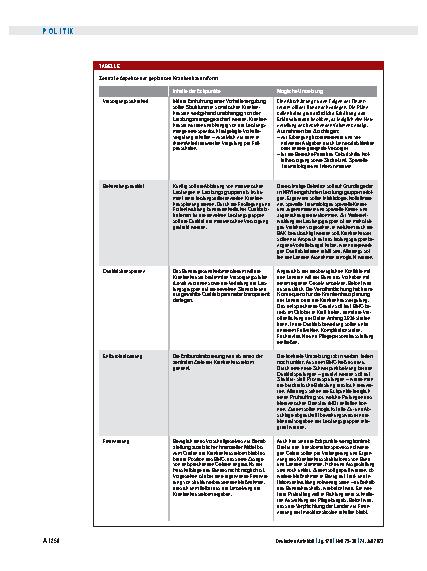 Vorschauseite 2: Krankenhausreform: Arbeit am Gesetzentwurf beginnt