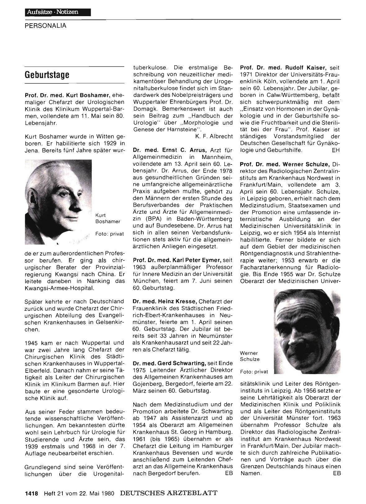 Vorschauseite 1: Geburtstage