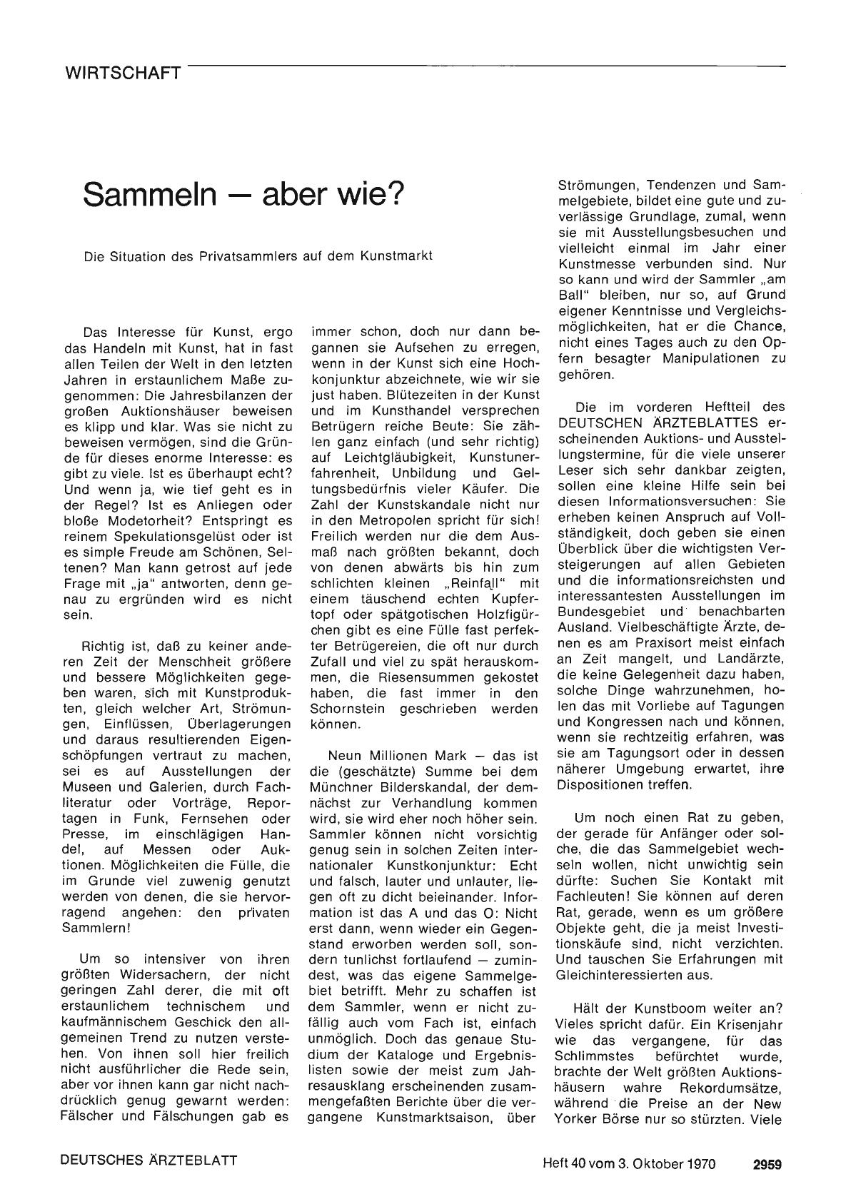 Vorschauseite 1: Sammeln aber wie?