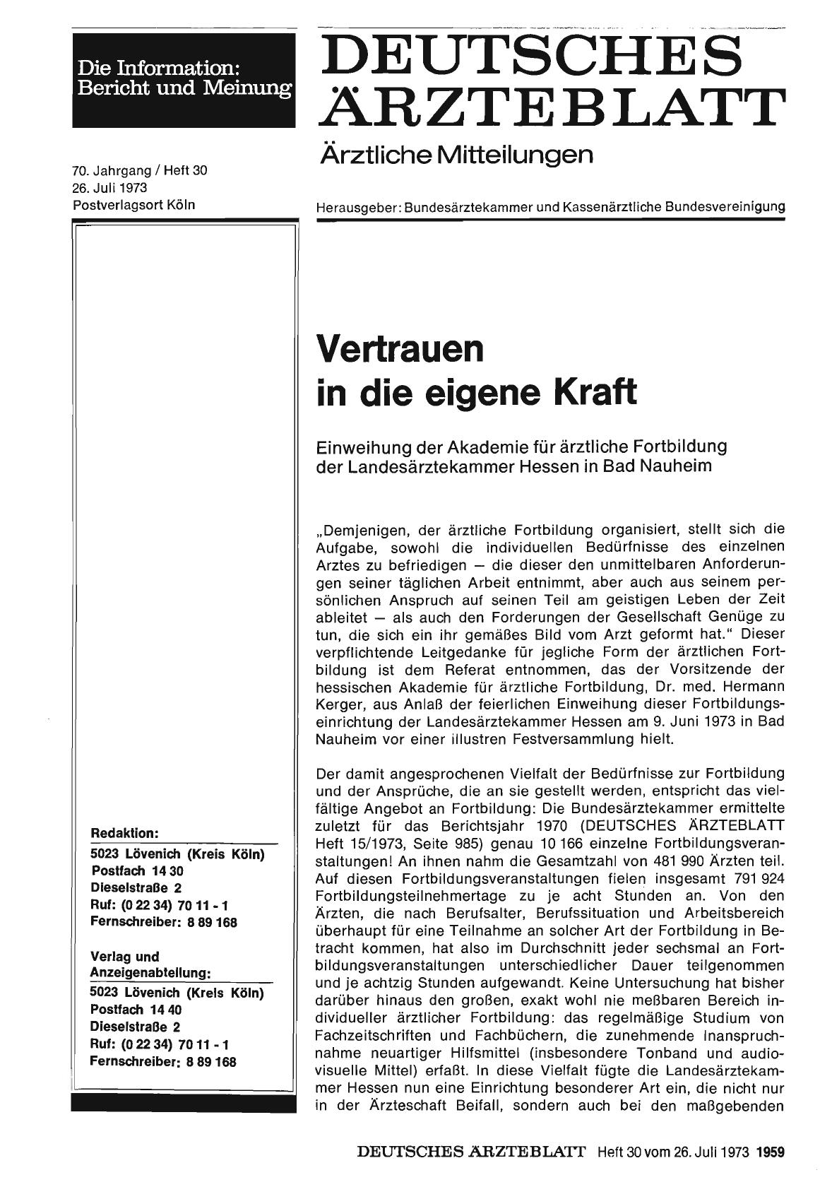 Vorschauseite 1: Vertrauen in die eigene Kraft