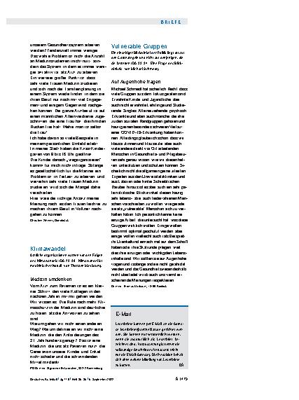 Vorschauseite 1: Vulnerable Gruppen: Auf Augenhöhe fragen
