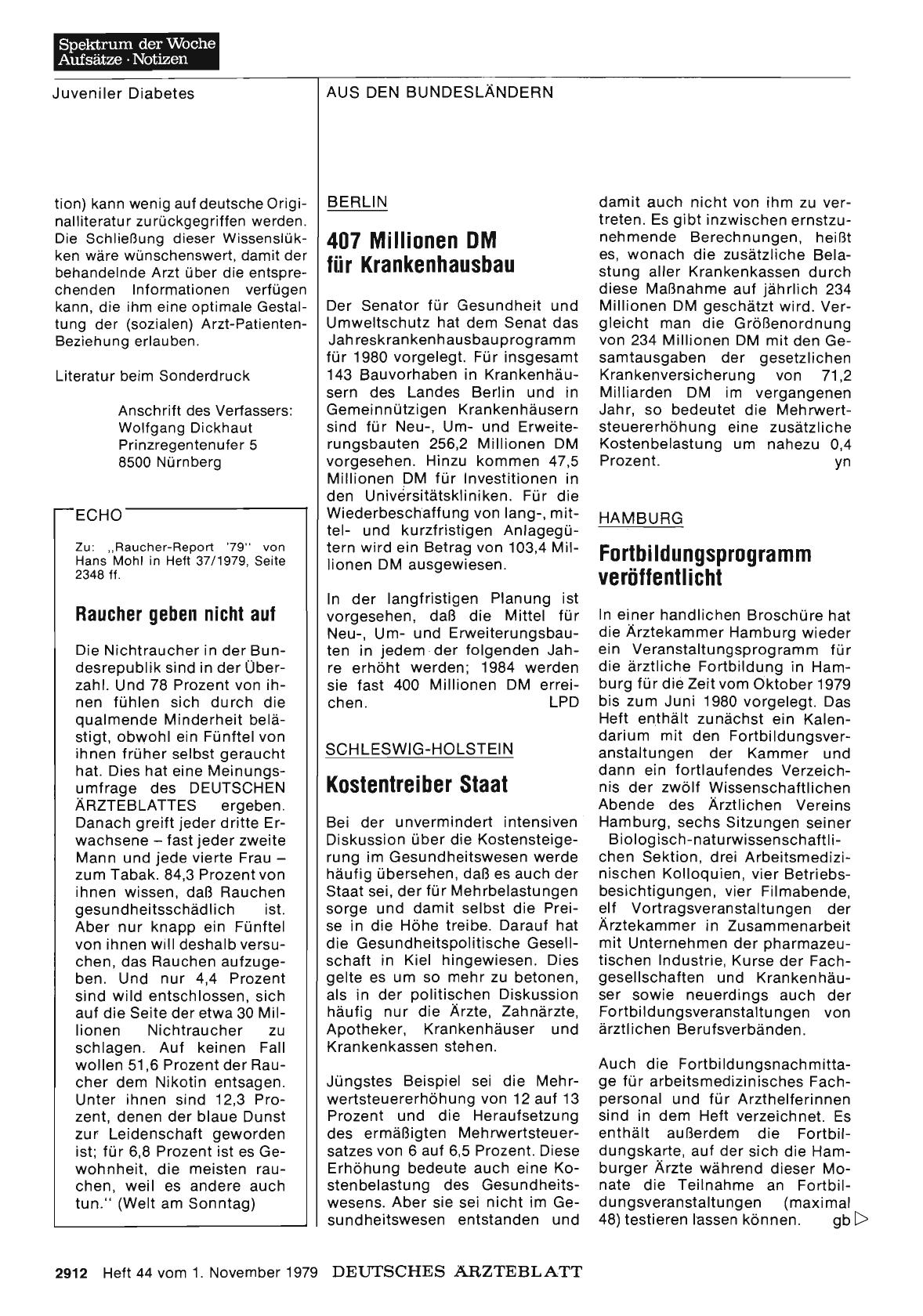 Vorschauseite 1: SCHLESWIG-HOLSTEIN: Kostentreiber Staat