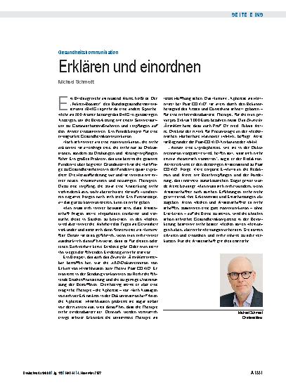 Vorschauseite 1: Gesundheitskommunikation: Erklären und einordnen