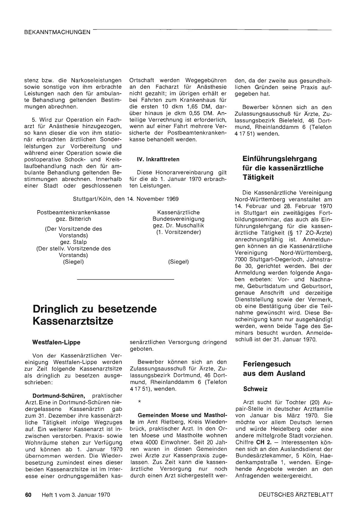 Vorschauseite 1: Feriengesuch aus dem Ausland