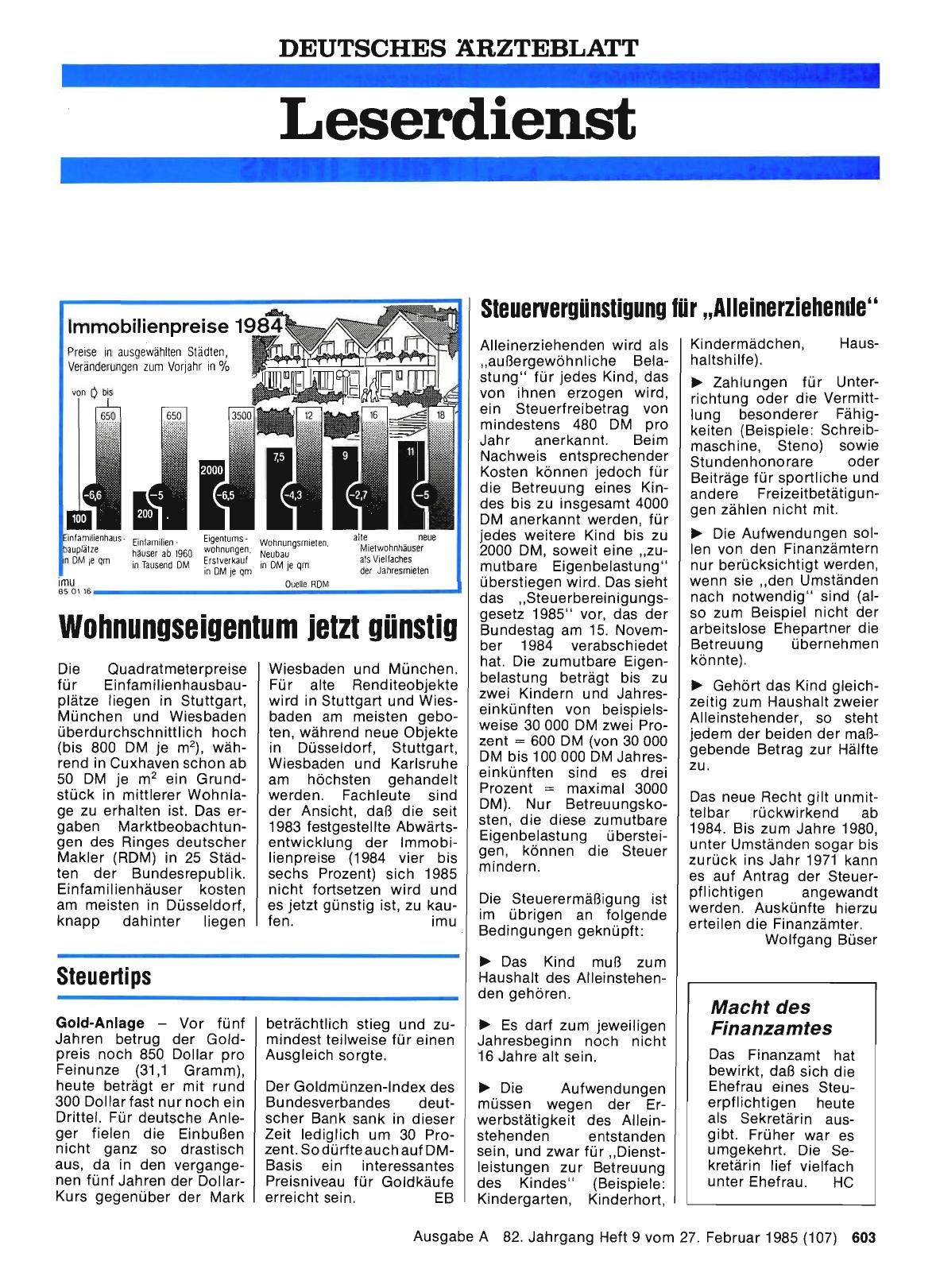 Vorschauseite 1: Wohnungseigentum jetzt günstig