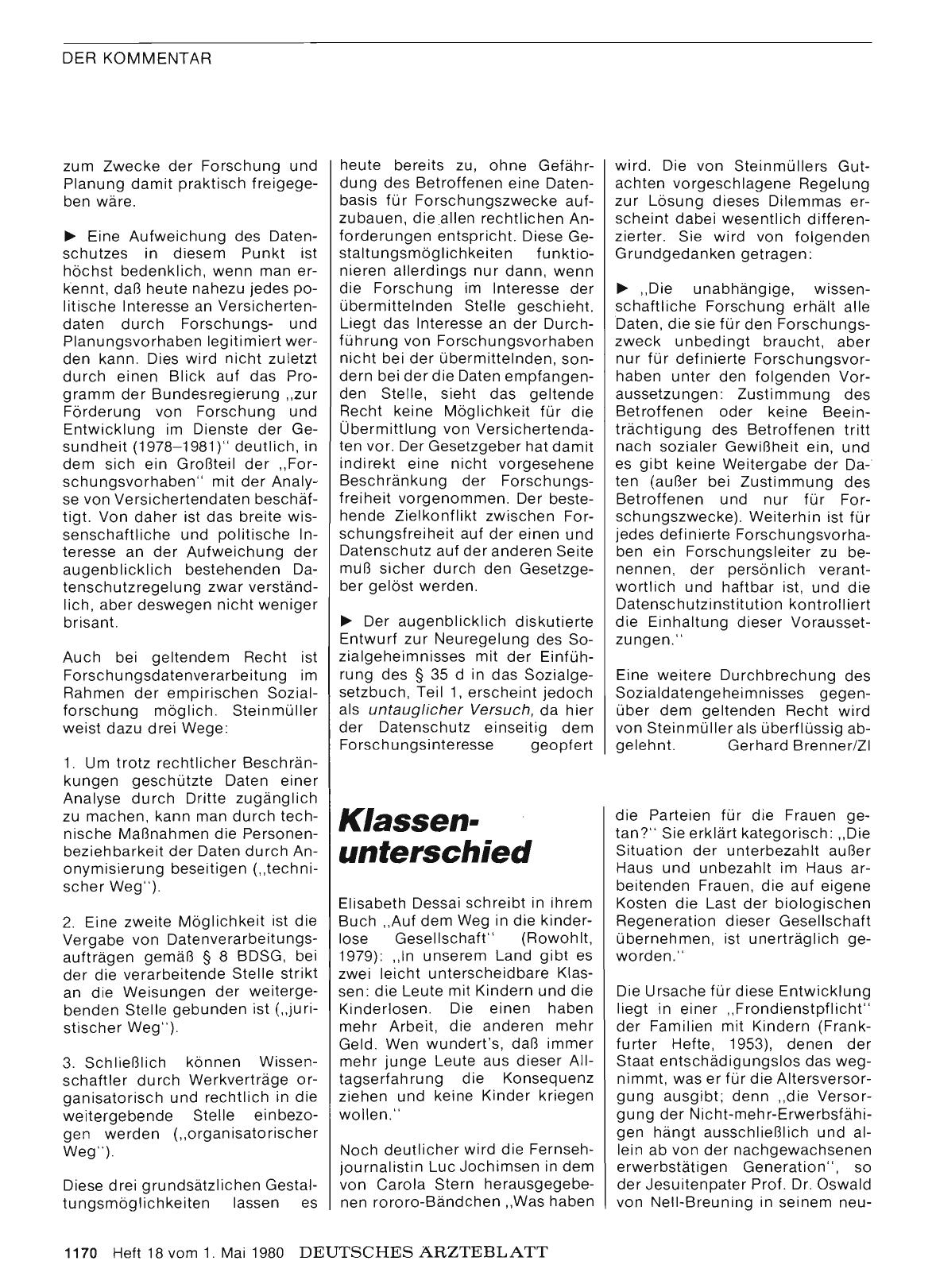 Vorschauseite 1: Klassenunterschied
