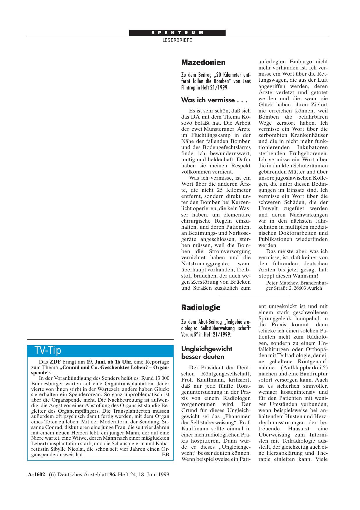Vorschauseite 1: Mazedonien: Was ich vermisse. ..