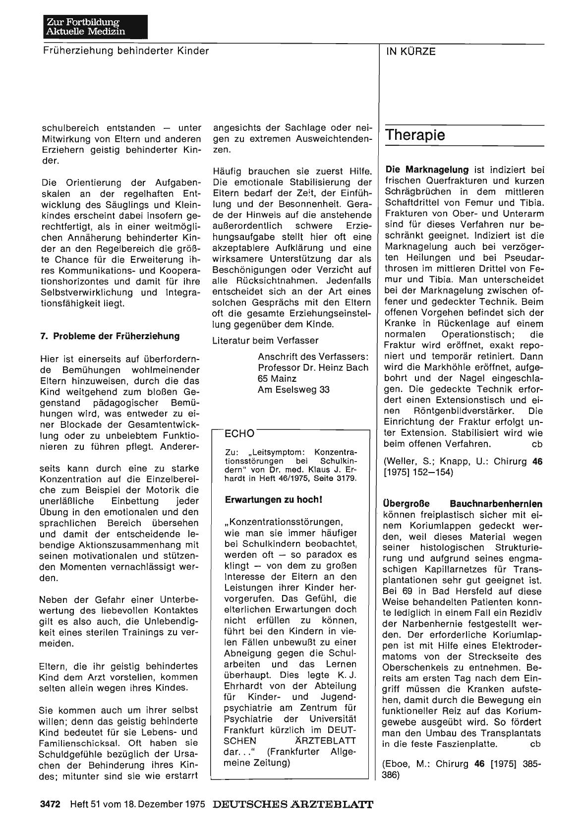 Vorschauseite 1: Therapie