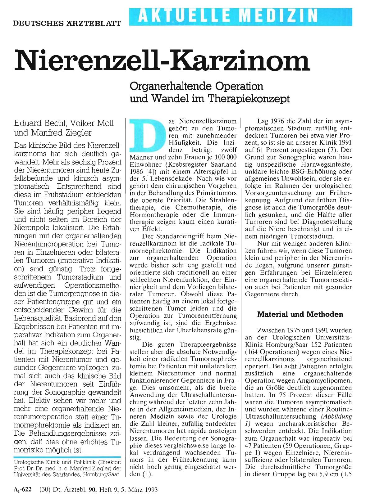 Vorschauseite 1: Nierenzell-Karzinom