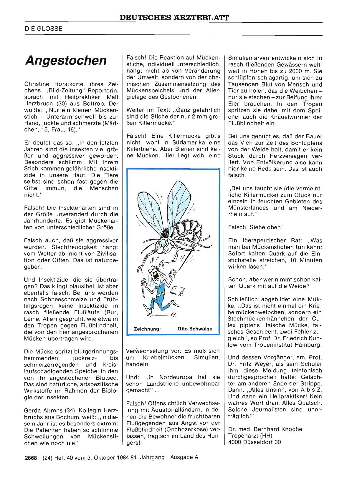 Vorschauseite 1: Angestochen