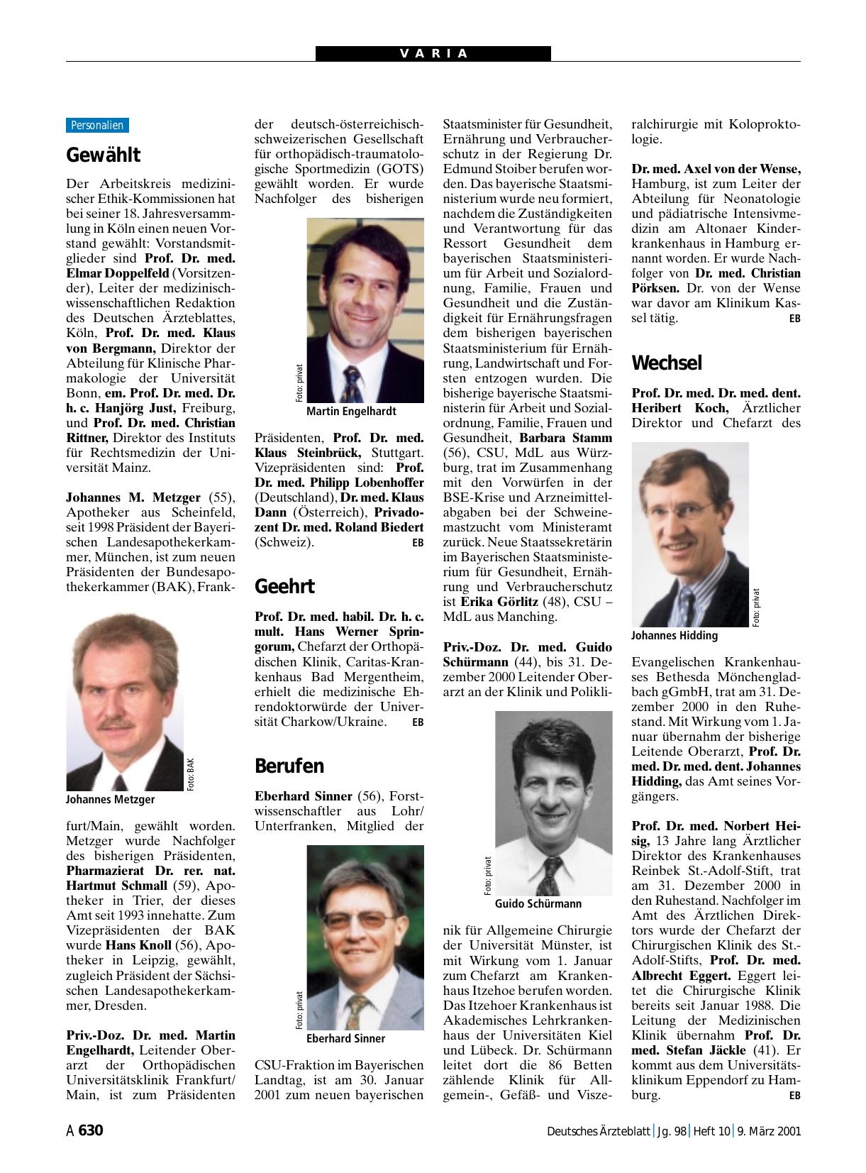 Vorschauseite 1: Geehrt