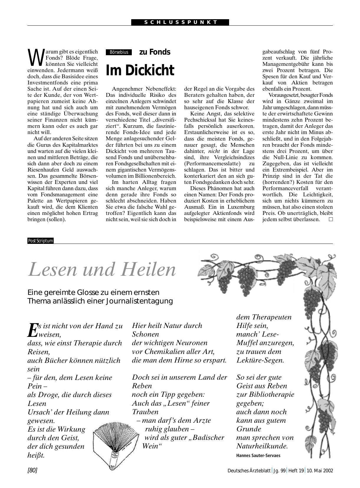 Vorschauseite 1: zu Fonds: Im Dickicht