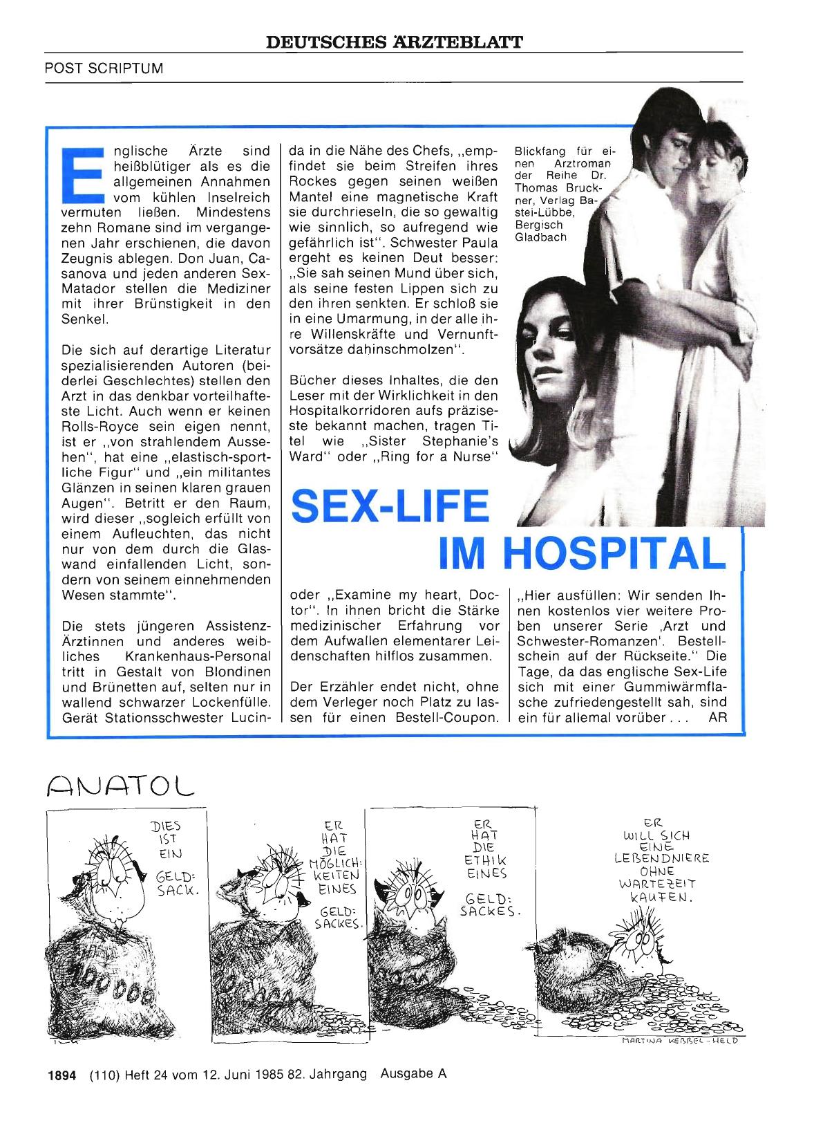 Vorschauseite 1: SEX-LIFE IM HOSPITAL
