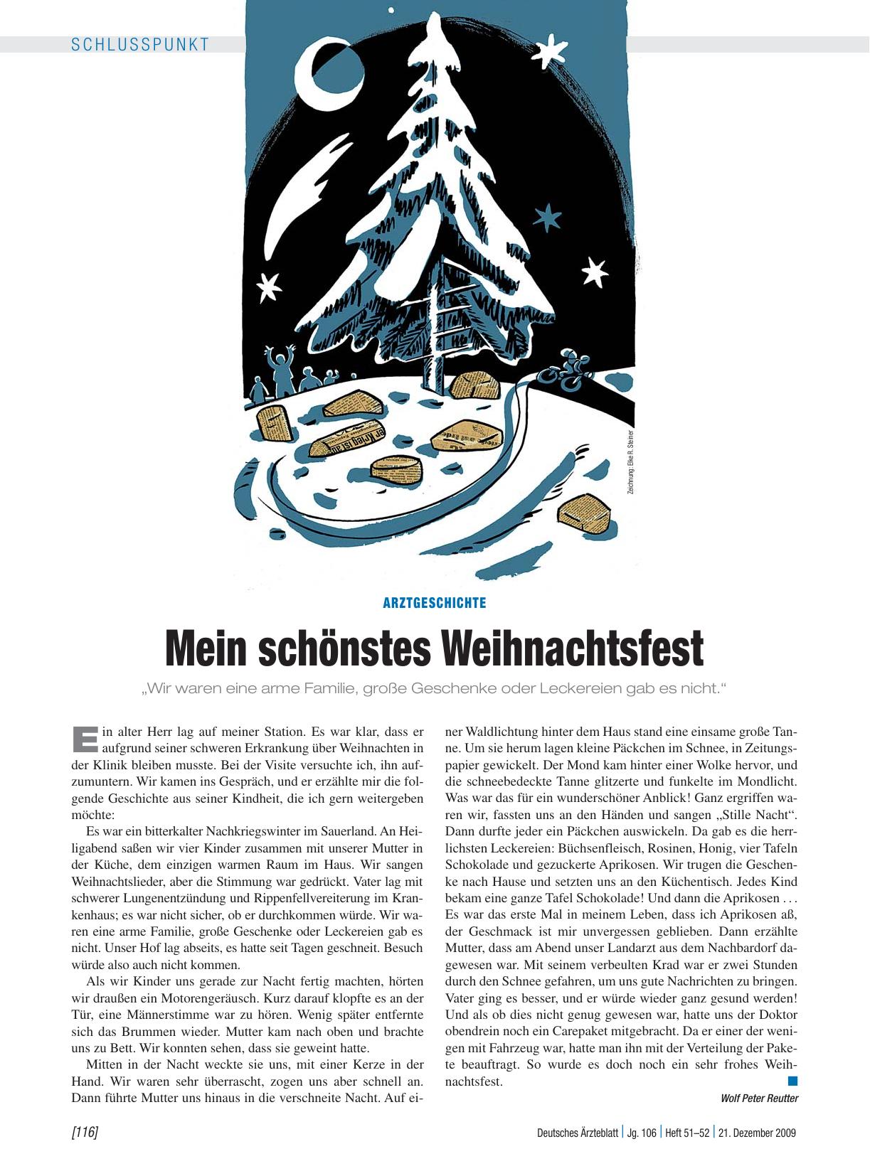 Vorschauseite 1: Arztgeschichte: Mein schönstes Weihnachtsfest