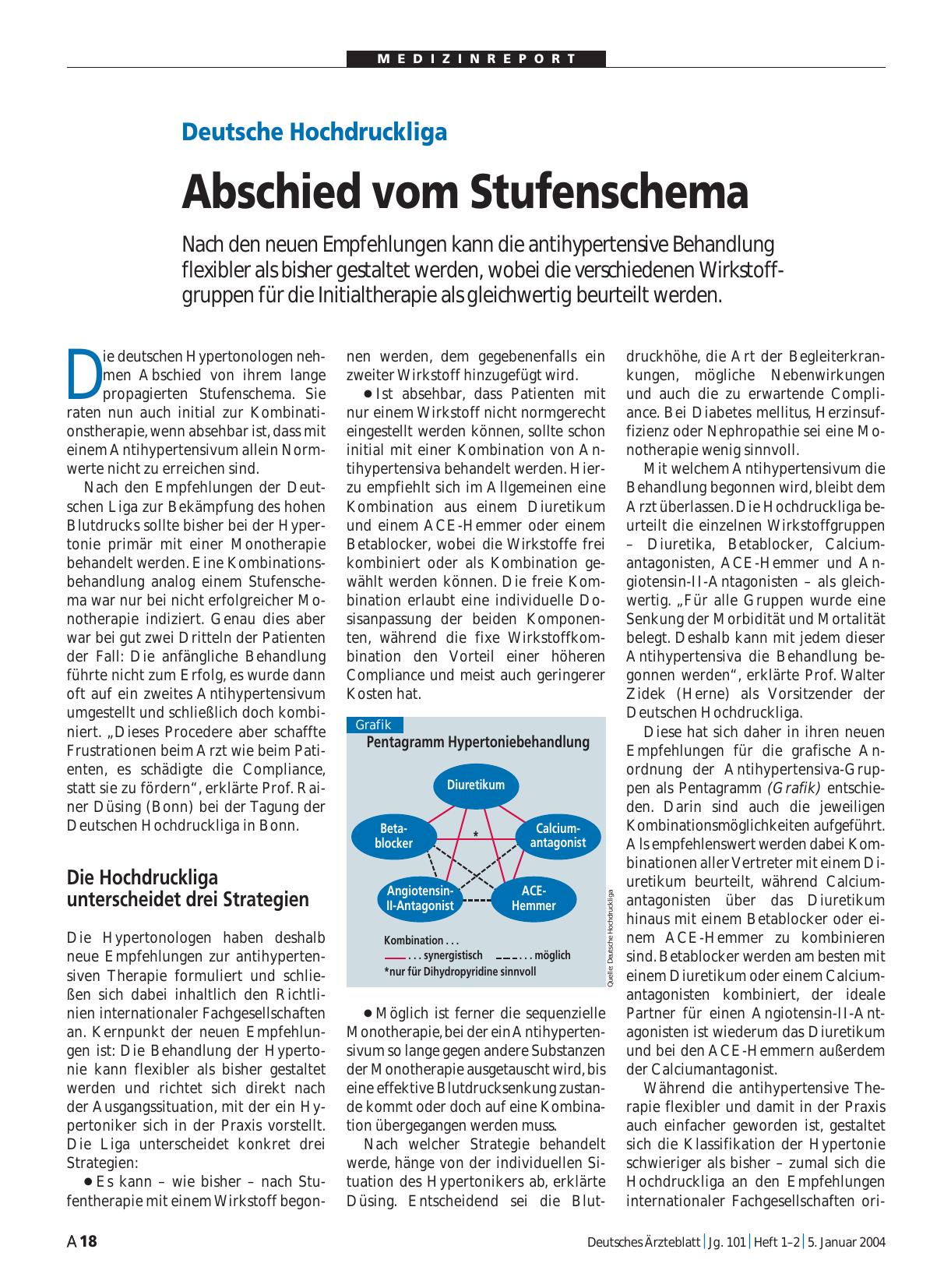 Vorschauseite 1: Deutsche Hochdruckliga: Abschied vom Stufenschema