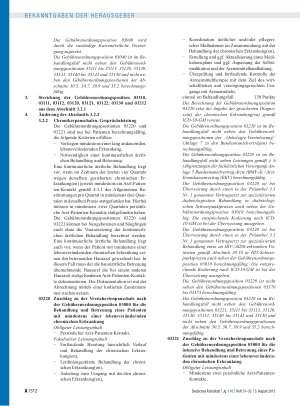 Vorschauseite 4: Beschluss des Bewertungsausschusses nach § 87 Abs. 1 Satz 1 SGB V in seiner 309. Sitzung am 27. Juni 2013 zur Änderung des Einheitlichen Bewertungsmaßstabes (EBM)