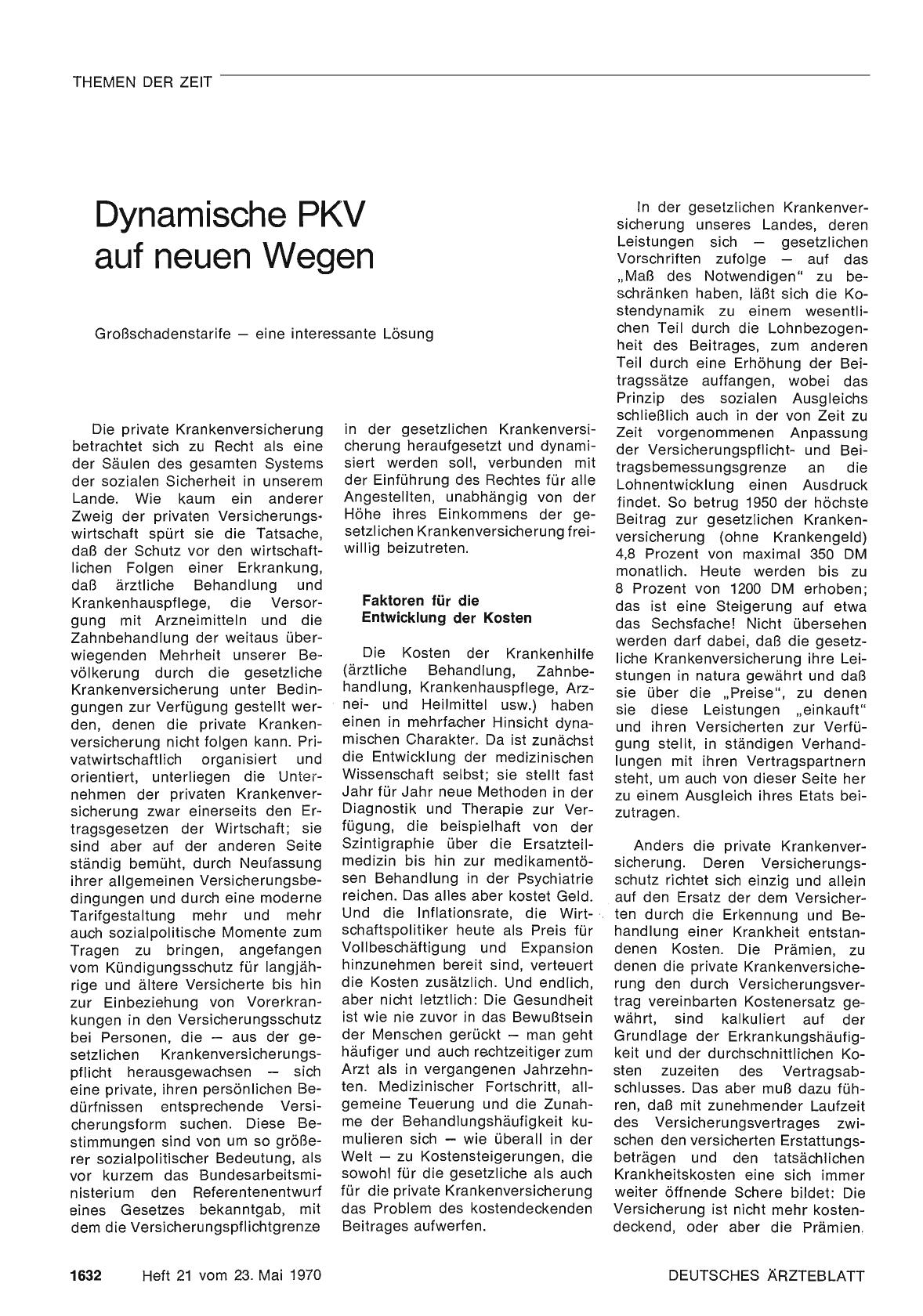 Vorschauseite 1: Dynamische PKV auf neuen Wegen