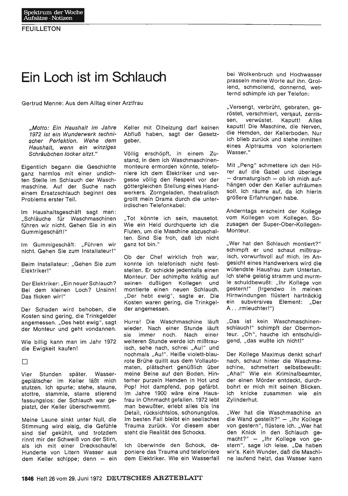 Vorschauseite 1: Ein Loch ist im Schlauch