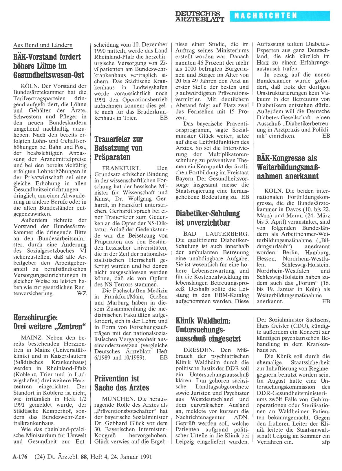 Vorschauseite 1: Klinik Waldheim: Untersuchungsausschuß eingesetzt