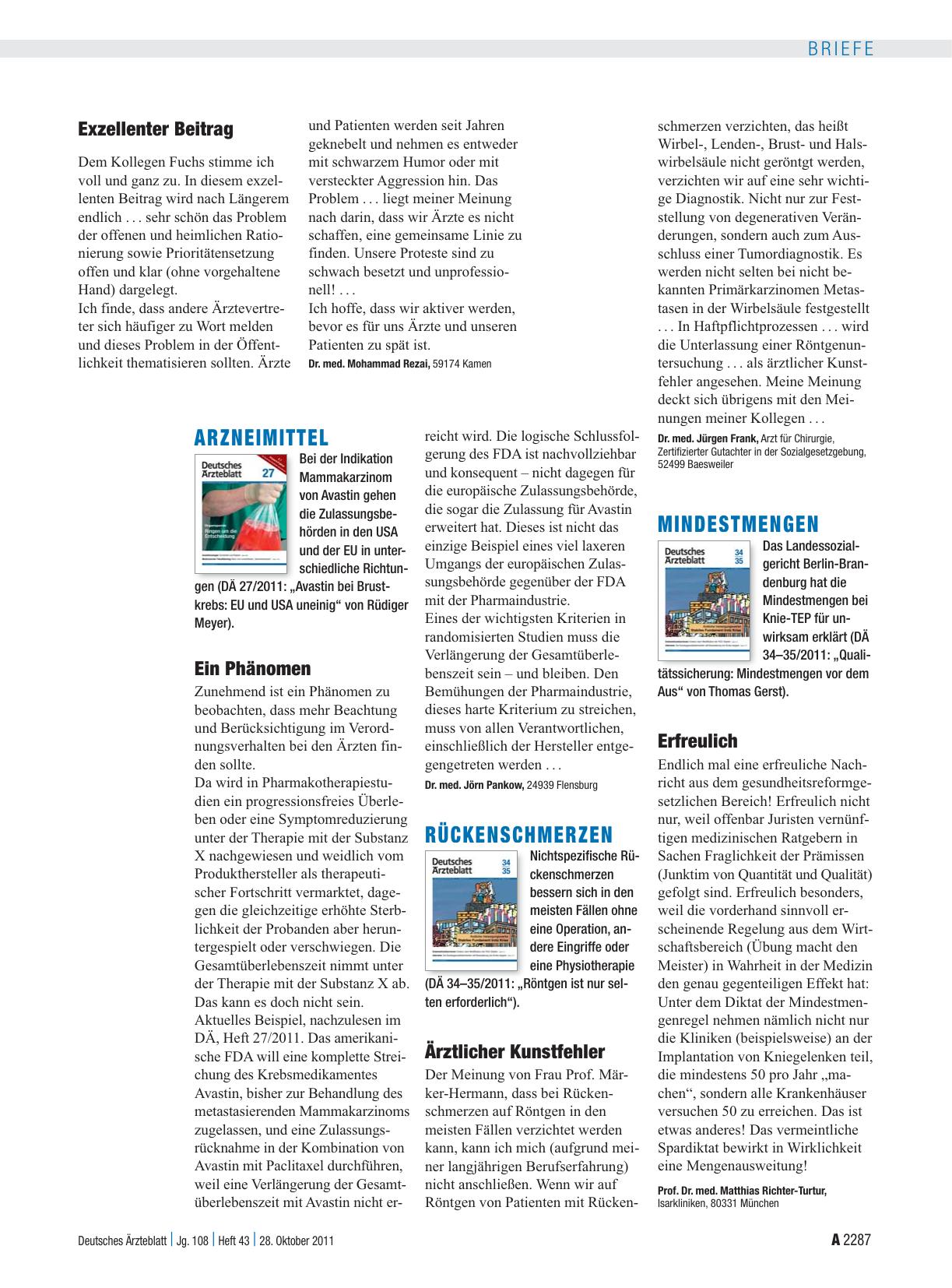 Vorschauseite 1: Mindestmengen: Erfreulich
