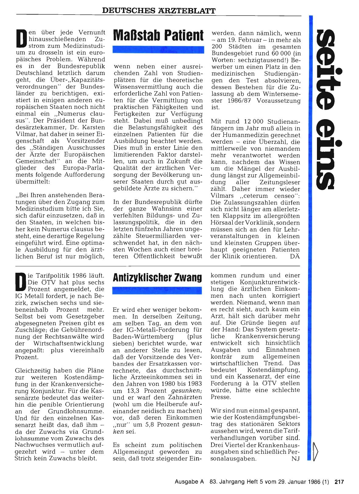 Vorschauseite 1: Antizyklischer Zwang