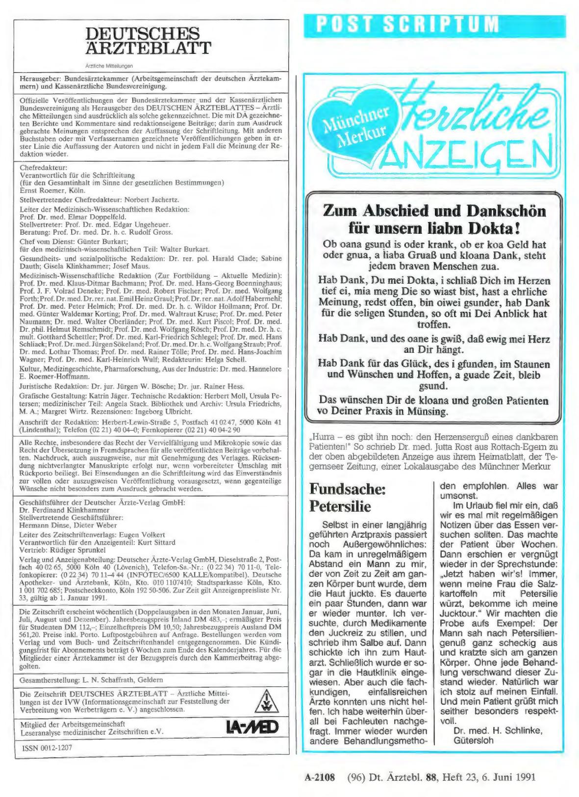 Vorschauseite 1: Herzliche Anzeigen