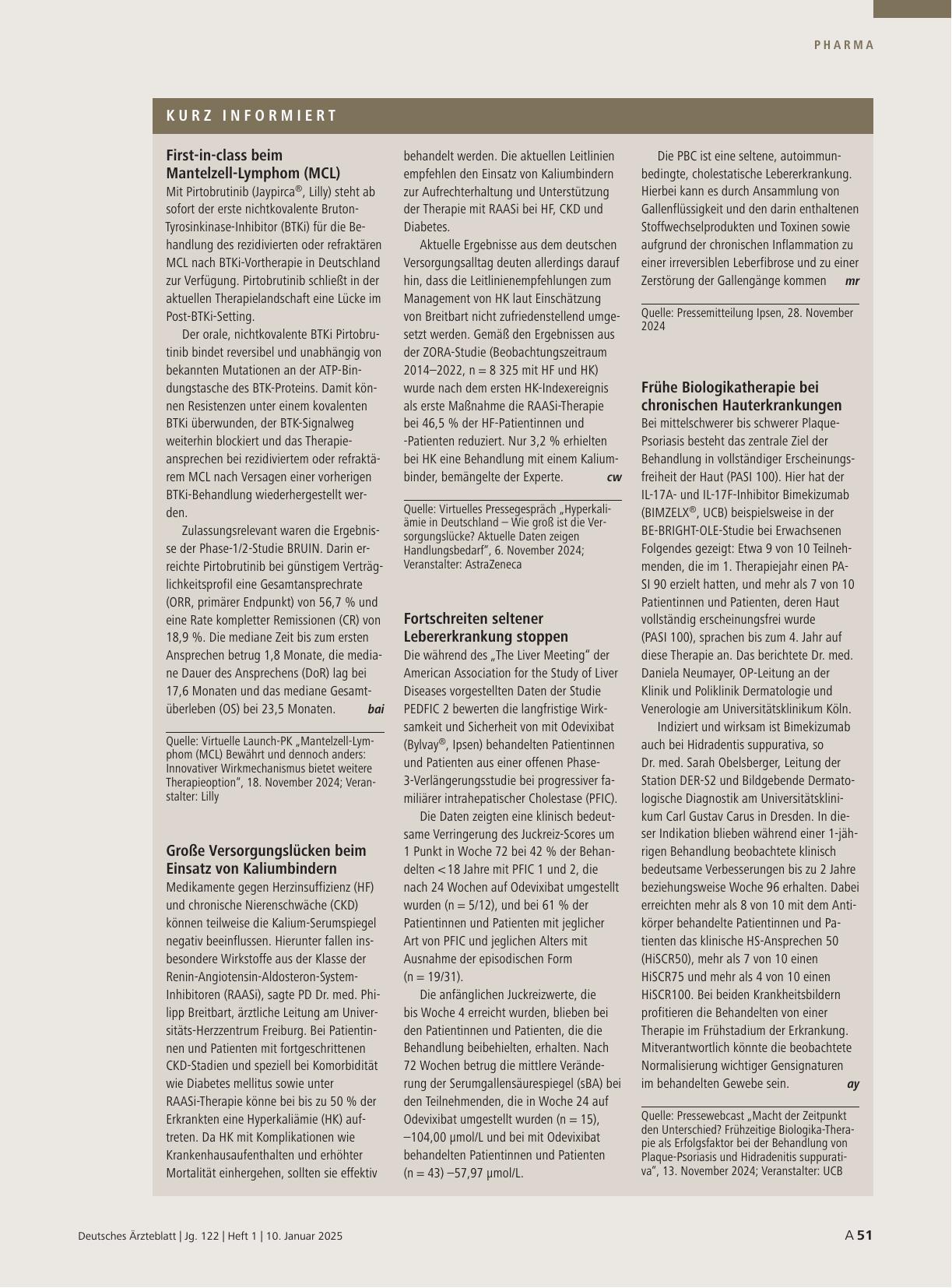 Vorschauseite 1: Kurz informiert.