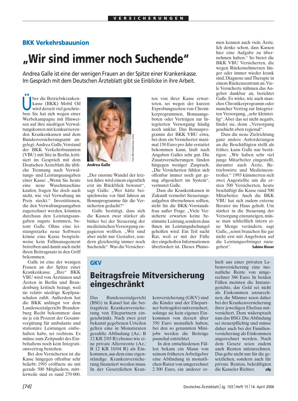 Vorschauseite 1: GKV: Beitragsfreie Mitversicherung eingeschränkt