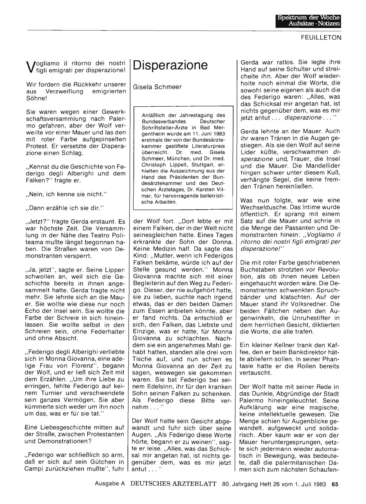 Vorschauseite 1: Disperazione