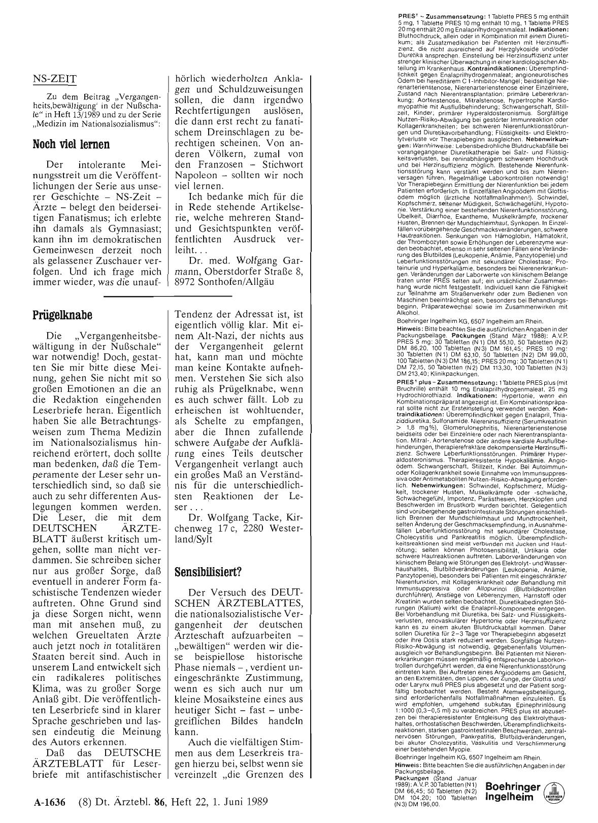 Vorschauseite 1: NS-ZEIT: Noch viel lernen