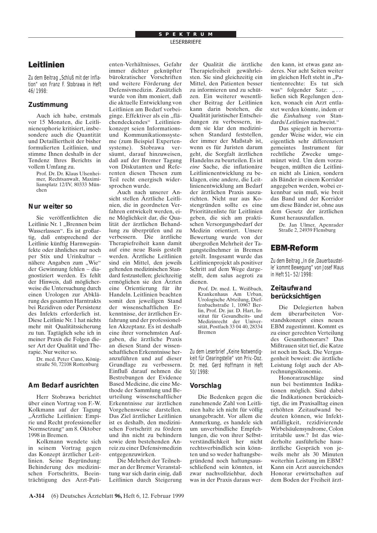 Vorschauseite 1: Leitlinien: Zustimmung