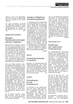 Vorschauseite 1: Rheinland-Pfalz: Ergebnisse der zusätzlichen Früherkennung