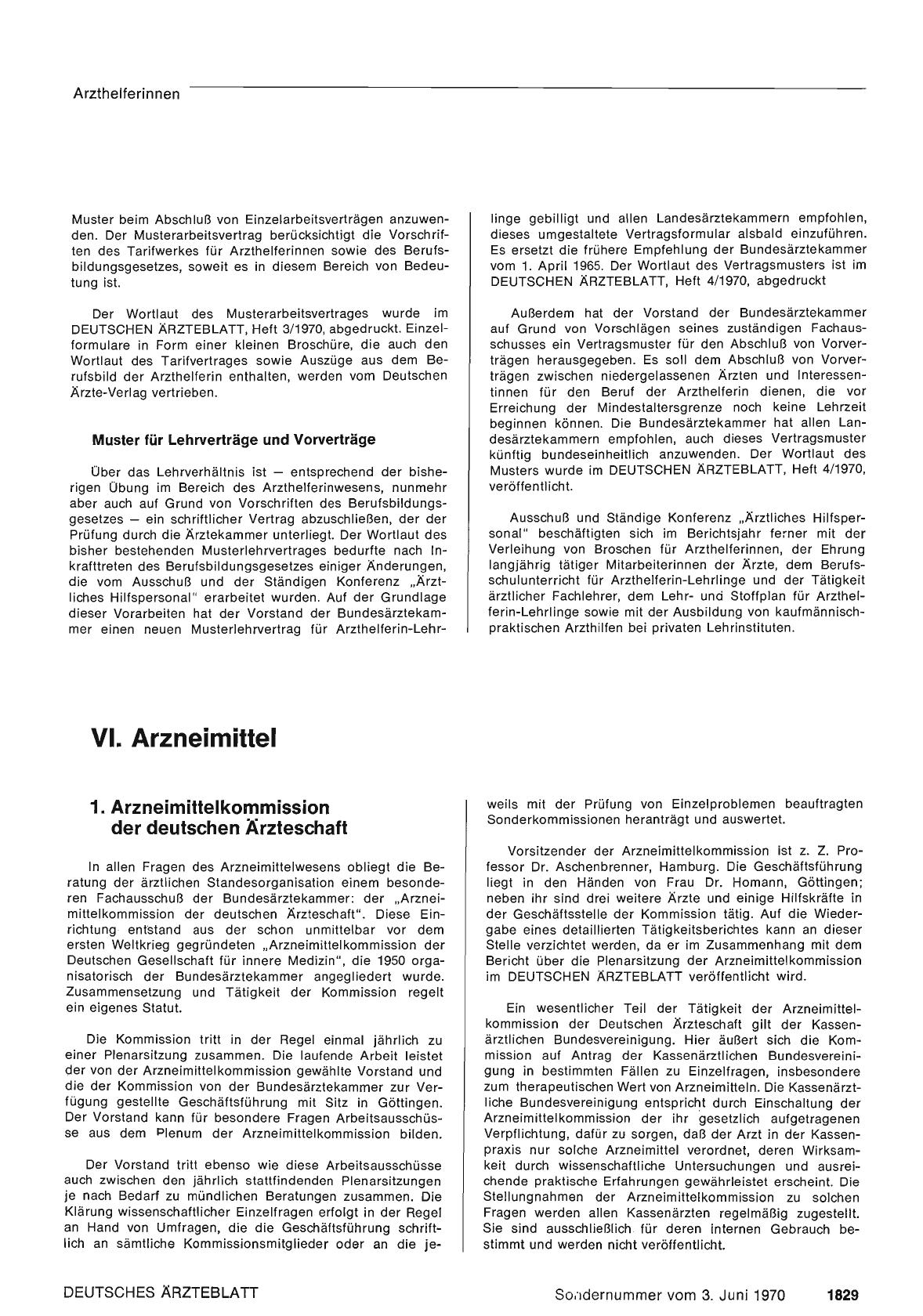 Vorschauseite 1: D. VI. Arzneimittel